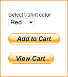 Add to Cart Drop Down Image